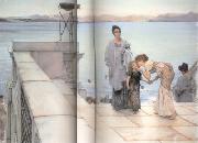 Alma-Tadema, Sir Lawrence The Kiss (mk23) china oil painting artist